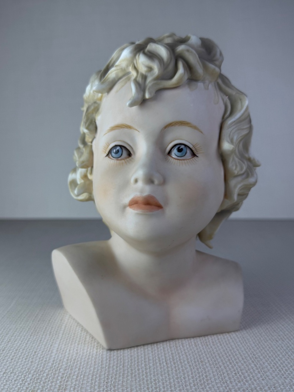 Ceramica Excelsis Innocence Bust 1981 Limited Edition Child Figurine Italy